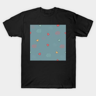 Heart Pattern T-Shirt